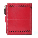 Royal Bagger RFID Short Wallets for Women Smooth Genuine Cow Leather Female Purse Korea Fashion Card Holder Small Pocket Elegant